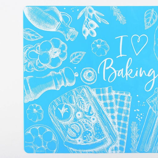 Силиконовый коврик для выпечки I love Baking, 64?45 см