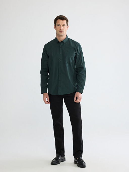 Regular Fit Poplin Erkek G?mlek