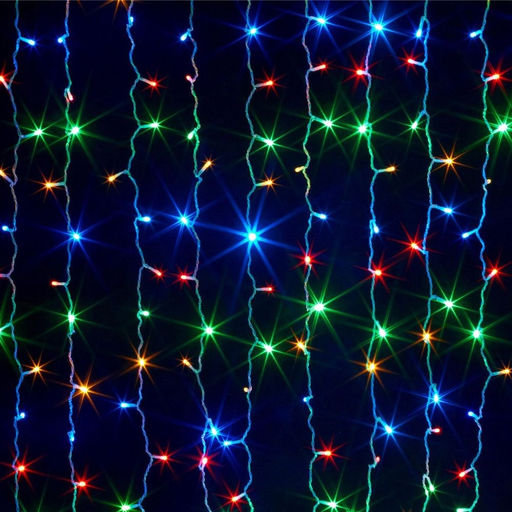 Эл. гирлянда диодная занавес 3м * 2,7м 480 ламп (140152/269л) цветная, в тубе