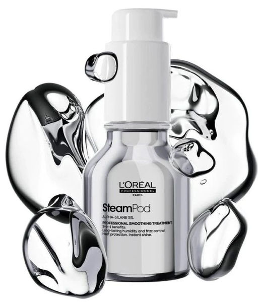 Разглаживающая термозащитная сыворотка Smoothing Treatment Steampod, 50 мл - Loreal professionnel фото 4