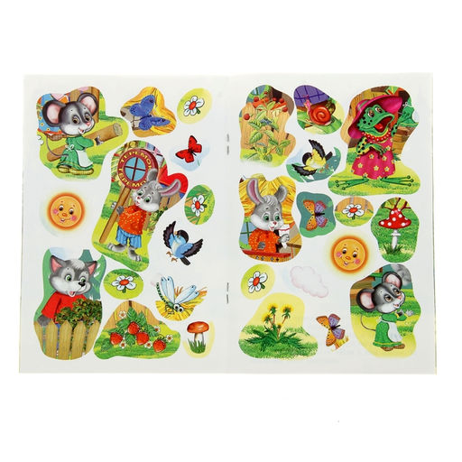 Книжка с наклейками для малышей Теремок - Simaland фото 3