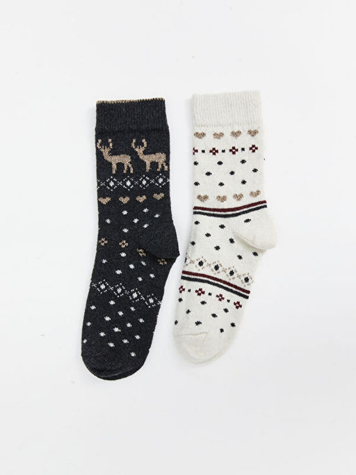 Y?lba?? Temal? Kad?n Soket ?orap 2li