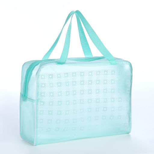 Косметичка на молнии, цвет зелёный - Simaland фото 4