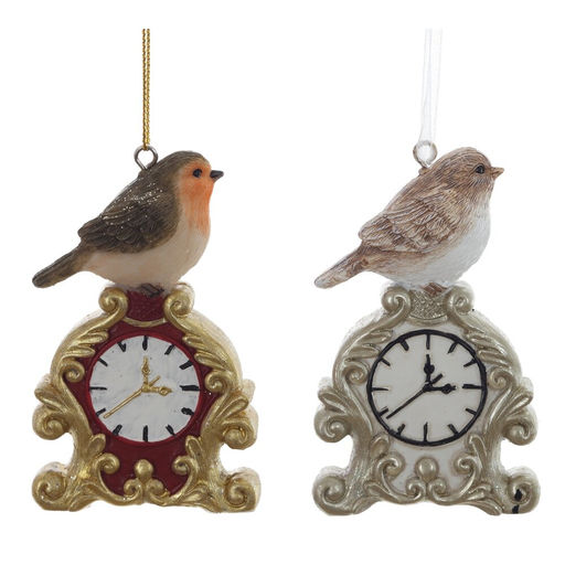 Фигурка декоративная подвесная "Птички", L5,5 W2 H8 см, 2в.