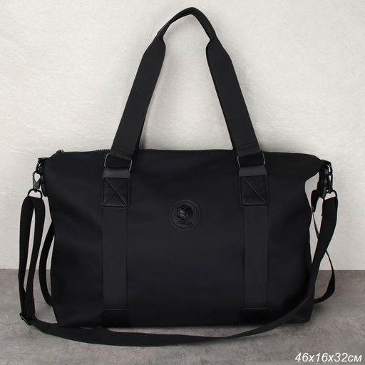 Сумка дорожная 46x22x26 см / BAG-3001/1 /уп 20/черная - Галеонтрейд фото 8