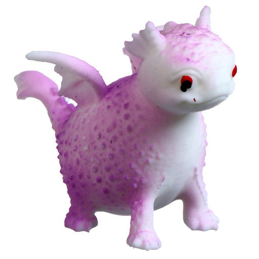 Цена за 11 шт. Мялка «Дракоша» с пастой, цвета МИКС