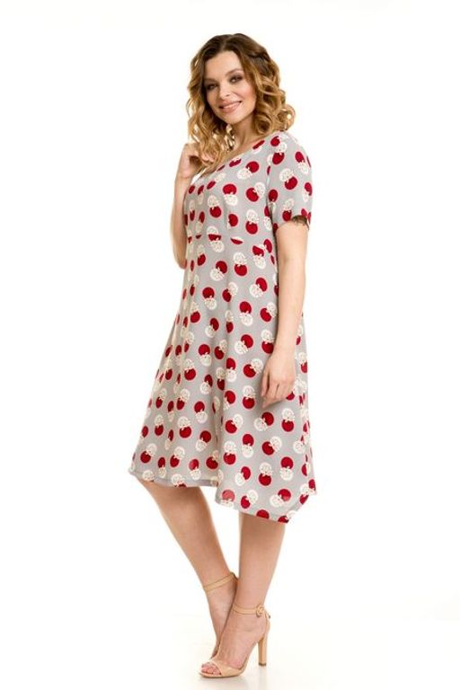 Платье 883 красные круги - Novita фото 4