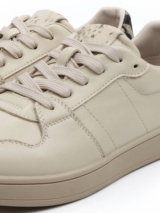 03-A1019-5 BEIGE Полуботинки спортивные женские (натуральная кожа)