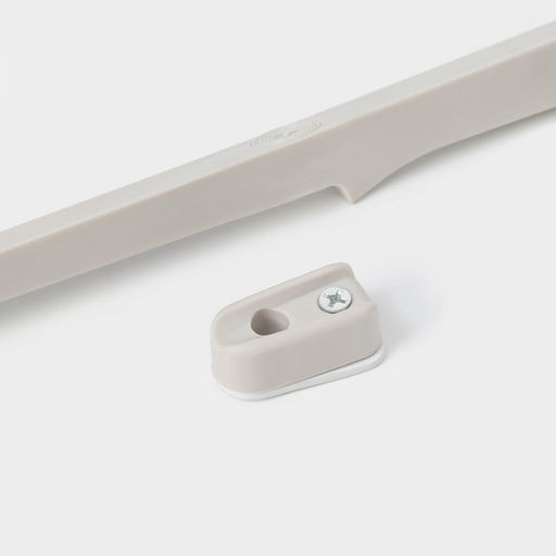 Ложка для обуви с магнитным держателем, 61.5×4.1×2 см, белая