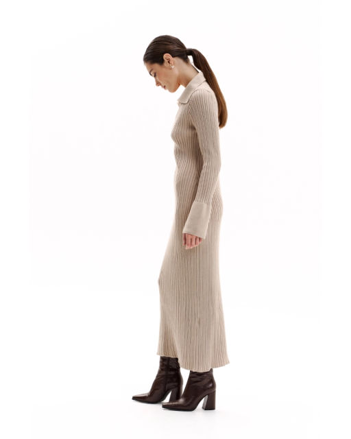 Платье THE VERY 2412 жемчужный  фото 31