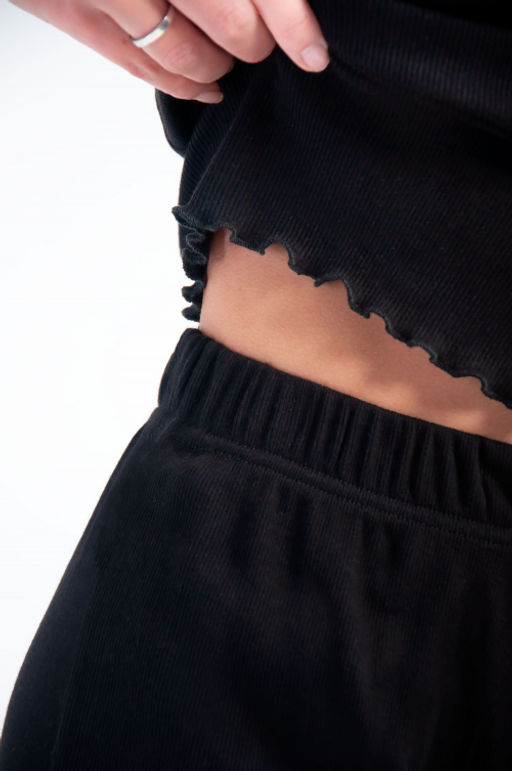 Арт. 9155/4 Пижама с шортами 42-50 (5 шт) Цвет:верх-черный,низ-черный - Калинка фото 5