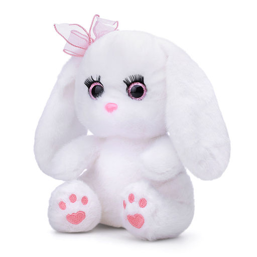 Мягкая игрушка "Заяц с бантиком" 21 см