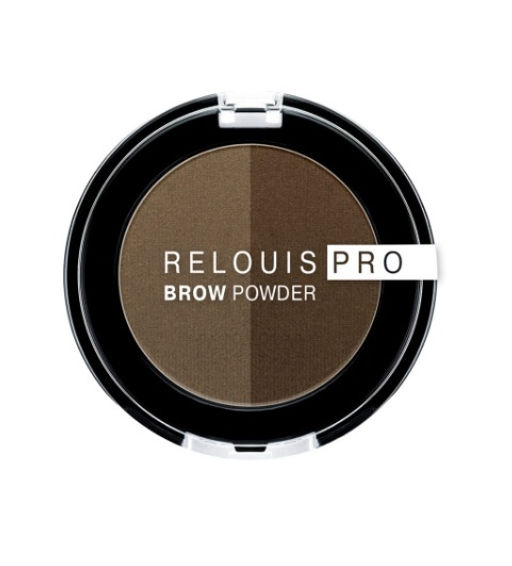 RELOUIS Тени "Pro Brow Powder" для бровей тон 02 Taupe