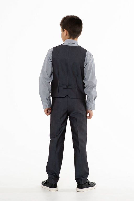 Серые брюки для мальчика Инфанта, модель 0911 СМ  фото 4