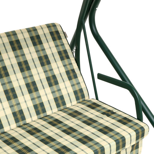 Качели садовые «Колорадо», 209×136×177 см, максимальная нагрузка 300 кг, зелёные