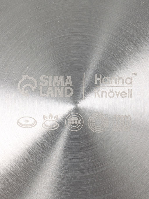 Сковорода 3Ply Hanna Knövell, d=30 см, h=5.5 см, толщина 2.2 мм, индукция, нержавеющая сталь