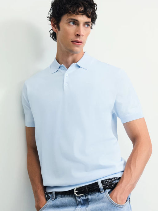 Джемпер поло regular fit / Zarina  фото 3