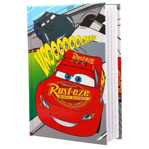 Блокнот А6, 40 листов в твёрдой обложке, Тачки - Disney фото 3