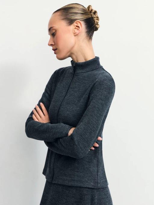 Джемпер на молнии / Zarina  фото 5