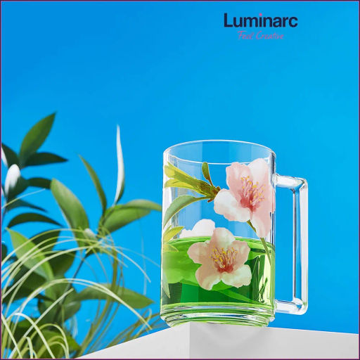 Люминарк Кружка ФИТНЕС 320мл Микс декоров Цветы (Бергамот, Белая Орхидея, Уотер колор, Латон) /Люминарк/ - Luminarc фото 9