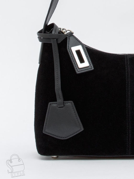 Сумка женская кожаная 1110M black  Polina&Eiterou  в Новосибирске