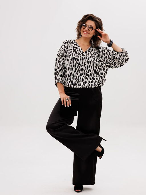 Блуза ANELLI 1676.1 сафари шелк  фото 4