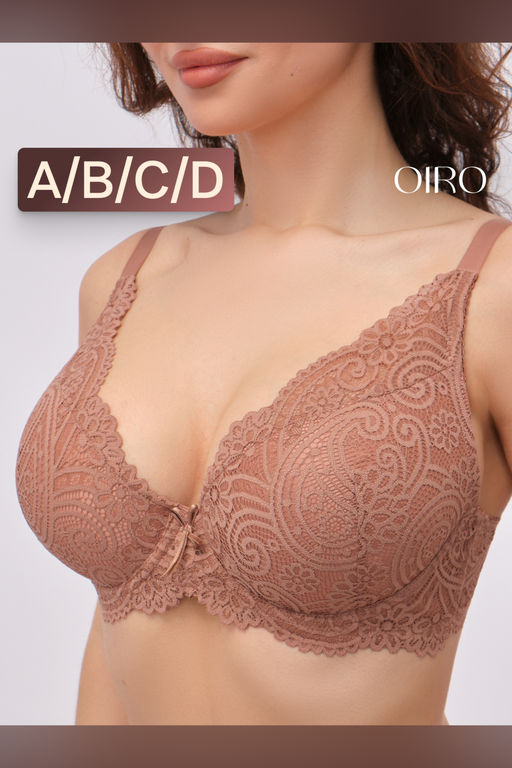 Бюстгальтер кружевной OIRO с пуш-ап ALICE 1032