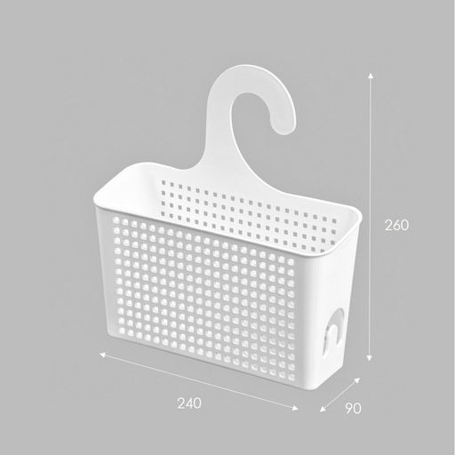 Органайзер Лофт навесной с петлей 240х90х260мм (белый) 611006 Виолет  фото 2