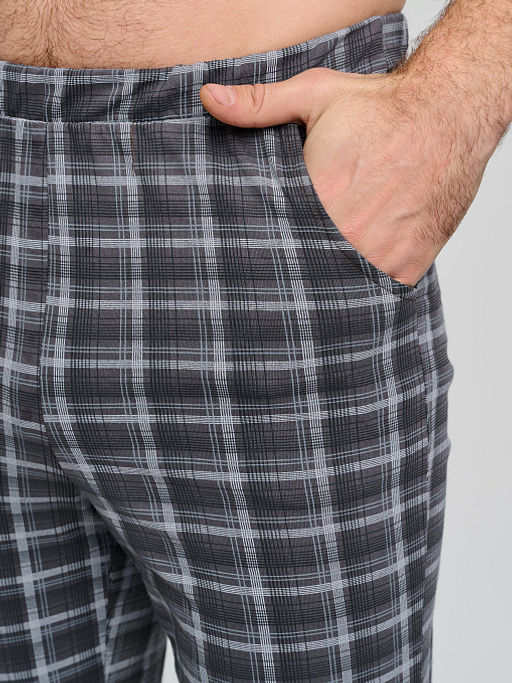 Штаны мужские пижамные_М100/серый - Ihomelux фото 5