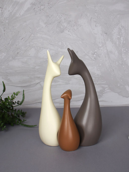 Статуэтка Кошка набор 3 штуки / JIN-01 /уп 30/ - ГалеонТрейд фото 5