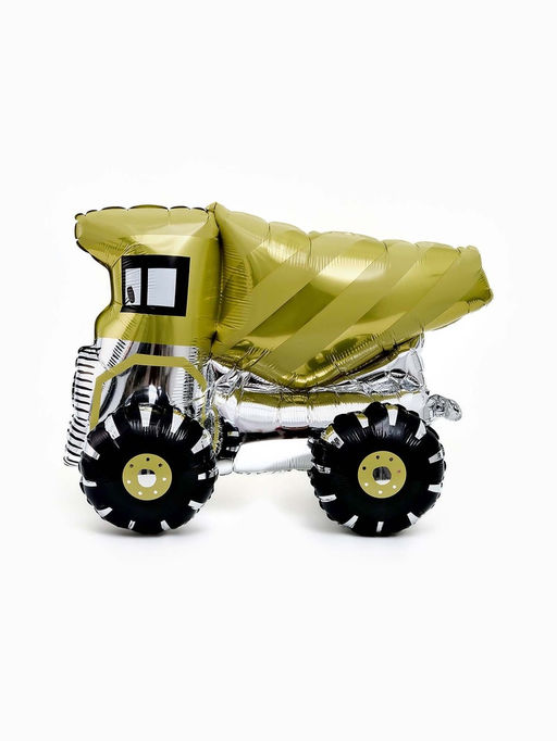 Воздушный шар фольгированный 3D 25" «Зелёный камаз», под воздух