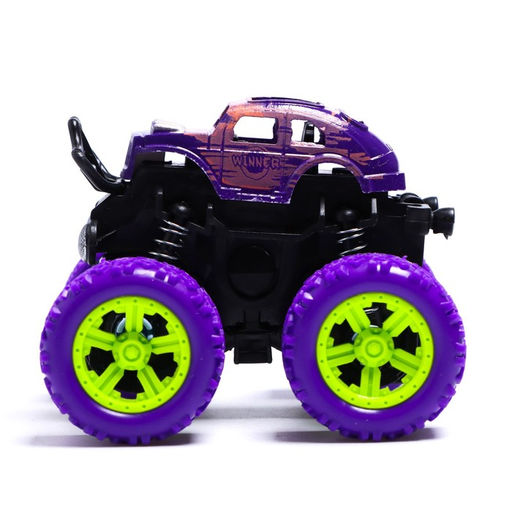 Джип инерционный Monster truck, цвет сиреневый - Автоград фото 2