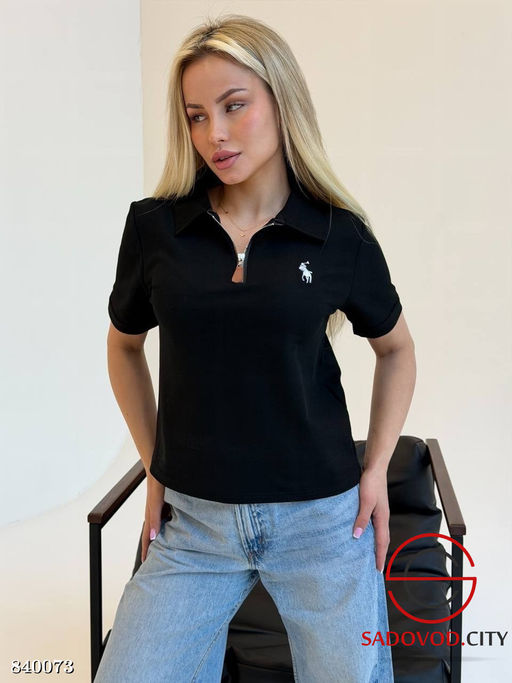 Футболка женская на полузамке - Bruno фото 6