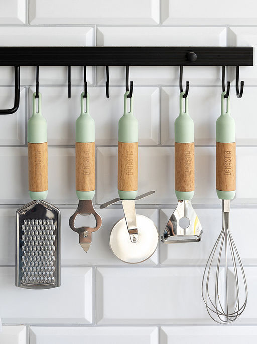 Терка 11x5,5 мятный нержавеющая сталь, бук, ТПР - Denastia фото 9