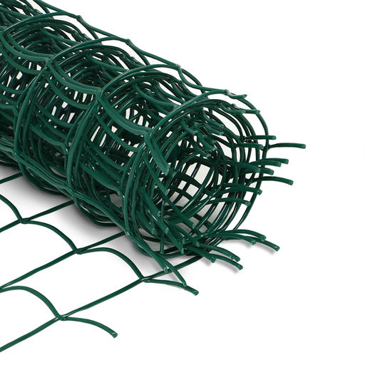 Сетка садовая, 0.5×5 м, ячейка квадрат 83×83 мм, пластиковая, зелёная, Greengo, в рулоне
