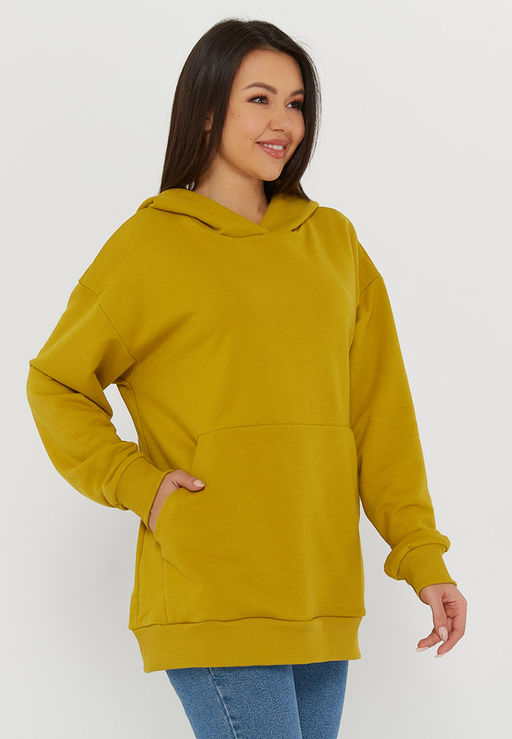 Худи женское KATHARINA KROSS KK-HK-002K-горчичный  фото 8