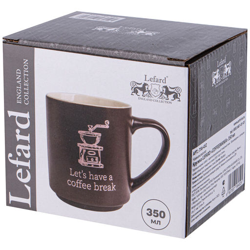 КРУЖКА LEFARD COFFEEMANIA 350МЛ  фото 2