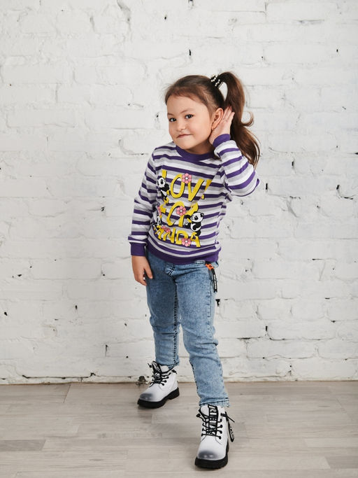 BK782D.С1 Джемпер для девочки - Almond фото 3