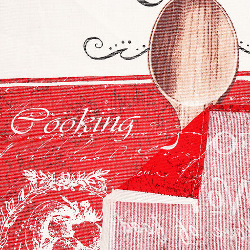 Полотенце кухонное 50х60см "Kitchen-7", рогожка, хлопок 156г/м2, без упаковки, "Домашняя мода" (Россия)