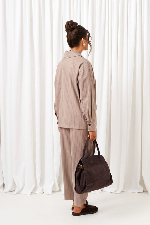 Костюм Beautiful Free 6414 полоска капучино