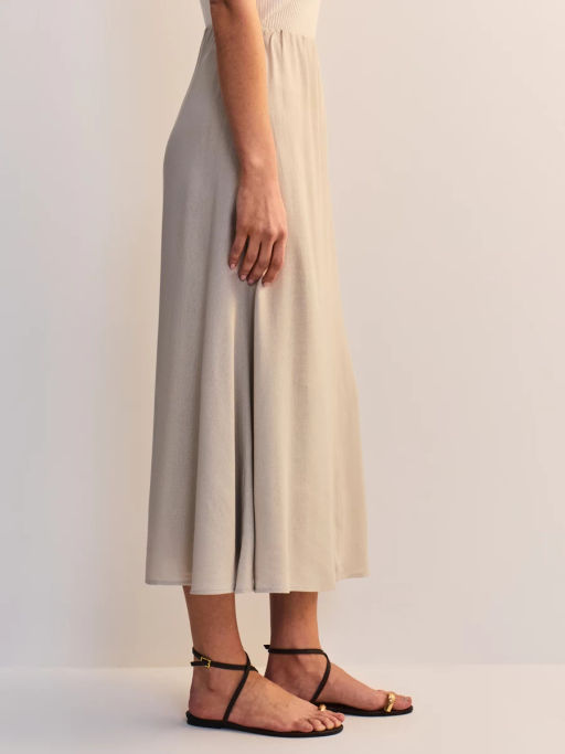 Юбка миди из вискозы и льна ZR2605013502-36 / Zarina