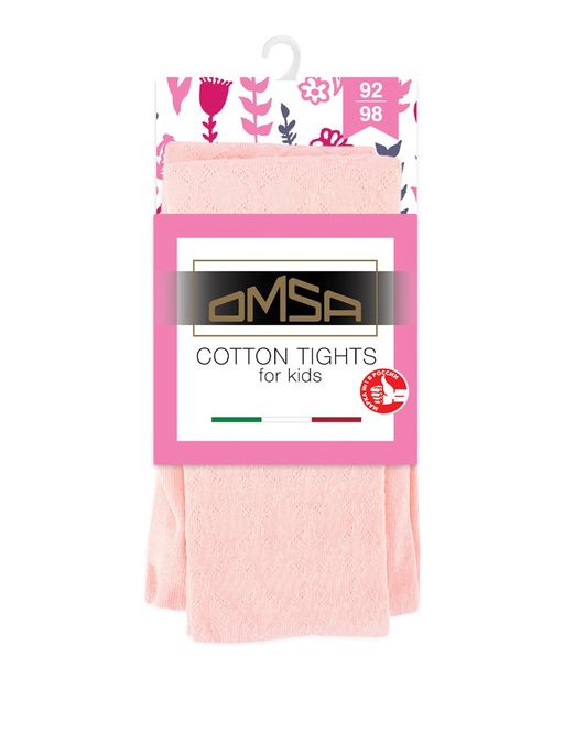 OMSA kids Collant 12A11-3 с ажурным рисунком - rosa chiaro  фото 2