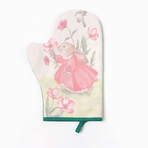 Набор кухонный Home: варежка 20?28 см, полотенце 35?60 см, вафля