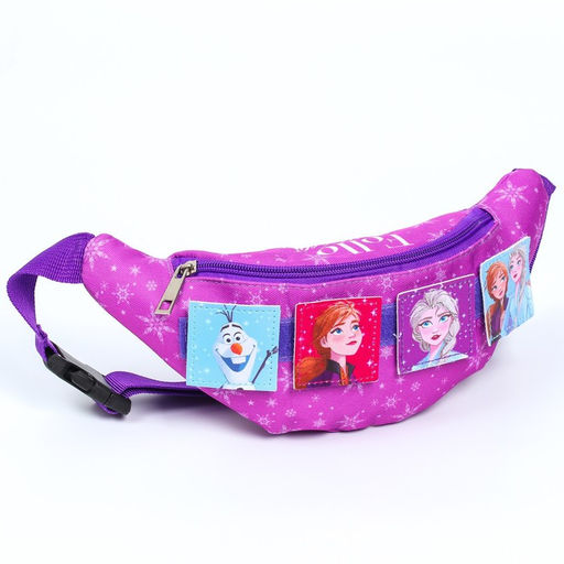 Сумка поясная детская для девочки, 25×6×13 см, Холодное сердце