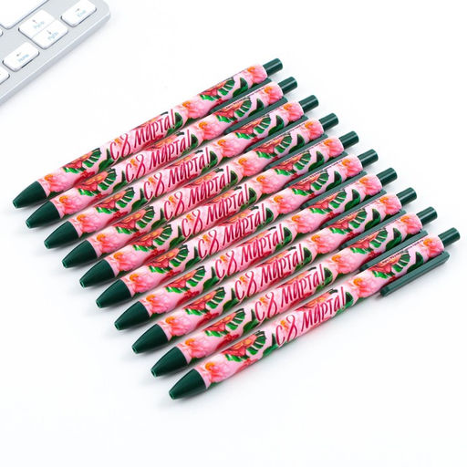 Цена за 10 шт. Ручка шариковая, синяя паста, 0.7 мм, автоматическая, матовая С 8 марта!