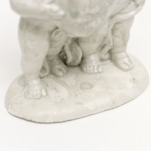 Фигура Ангелочки с сердцем состаренный, 12?11?6 см