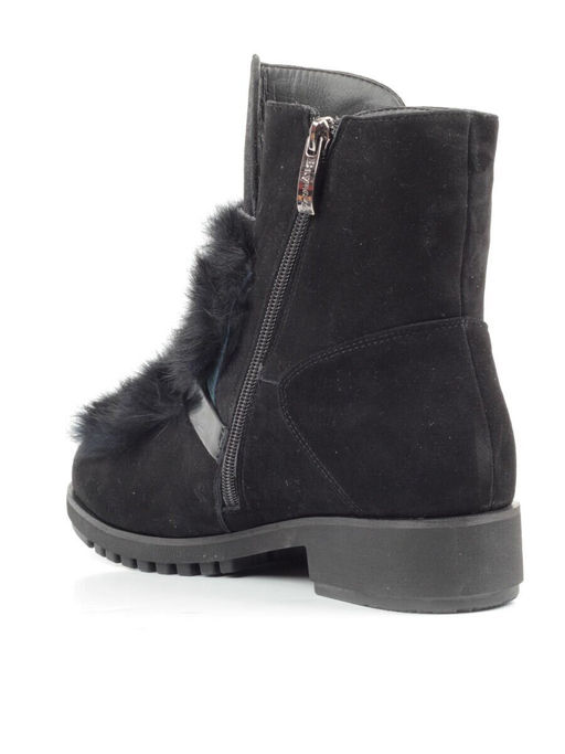 04-907E-7Y1 8J43M Ботинки зимние женские (натуральная замша, натуральный мех)