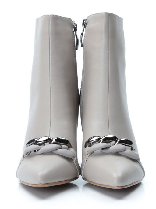 01-PCM343-3 GRAY Ботинки демисезонные женские (натуральная кожа, байка) - Фабричный китай фото 12