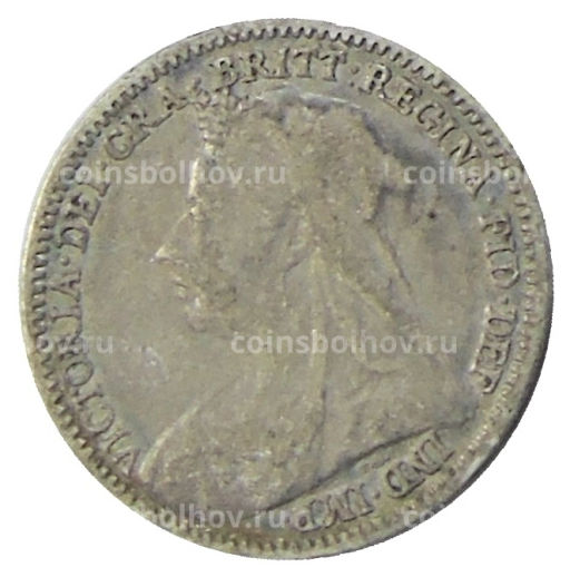 3 пенса 1901 года Великобритания