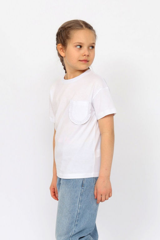 CRB wear/ CSKG 63794-20-397 Футболка для девочки,белый/Ex.Cherubino  фото 2